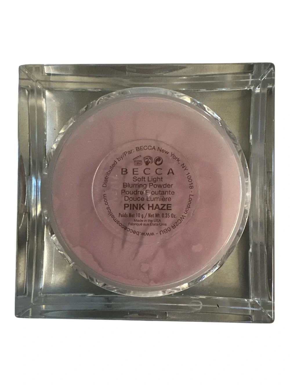 BECCA Soft Light Blurring Powder Pink Haze BNIB Discontinued Full Size 10g